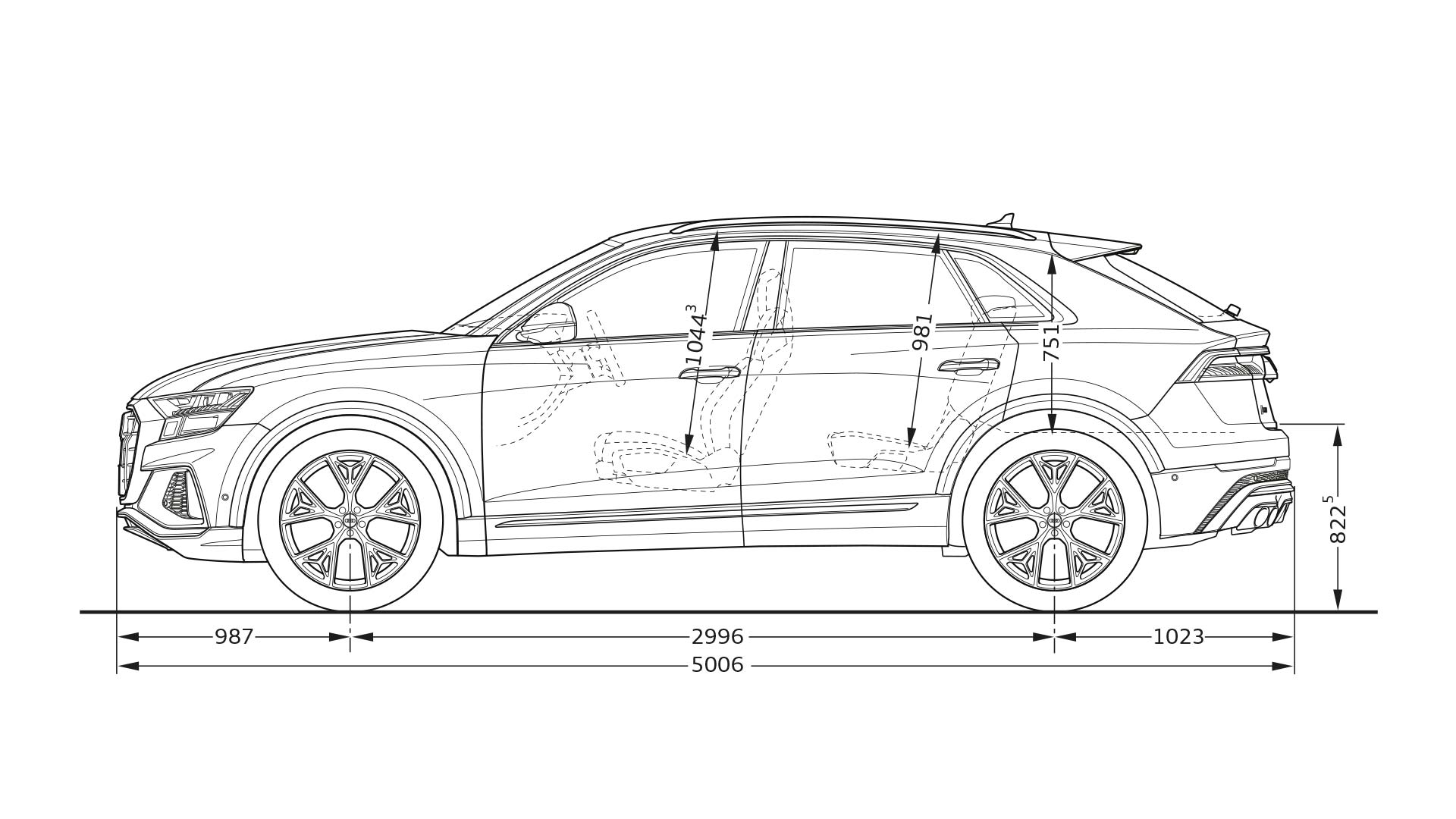 Dimensions > Audi SQ8 TDI > Q8 > Audi France